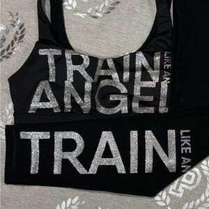 VS SPORT LIMITED EDITION GLITTER SET M NWT